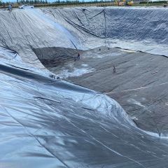 20 Mil RPE Pond / Containment Liner Installation