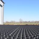 Geocell 8 Inch Industrial Ground Reinforcement In Front of Large Equipment Building