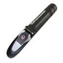 Refractometer with light power source